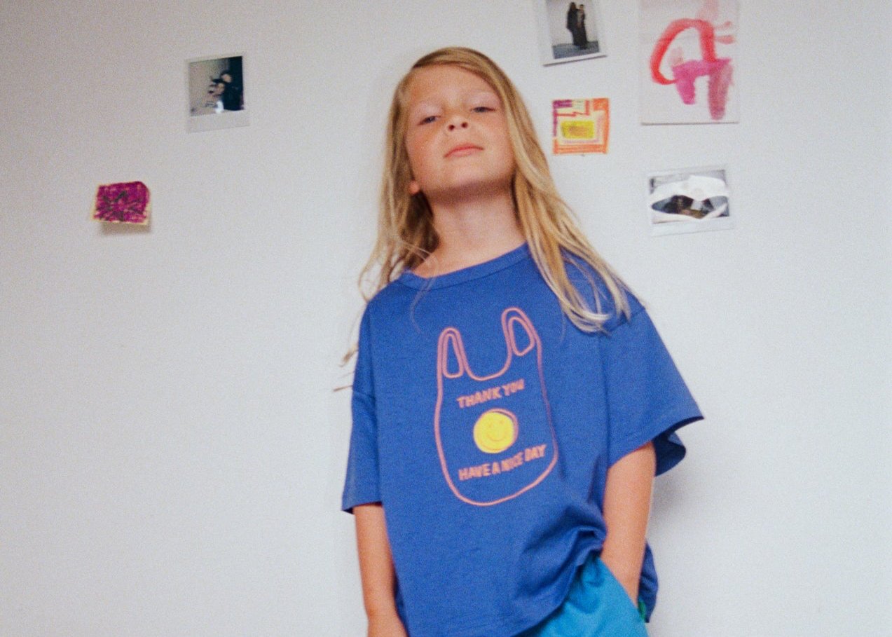 THE NICE DAY TEE in BLUE